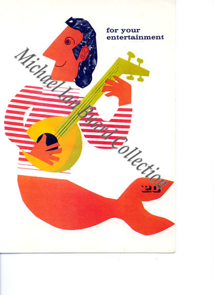 Front Cover of Entertainment ProgrammeJanuary 1973